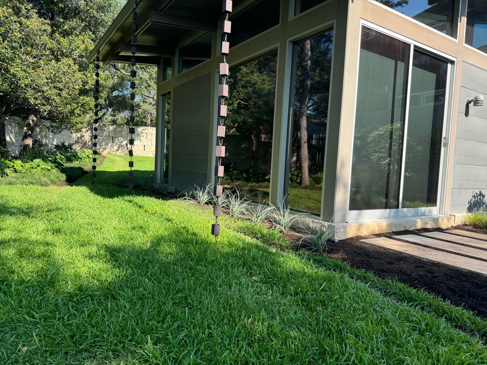 Hardscaping project in Circle C Ranch, Texas